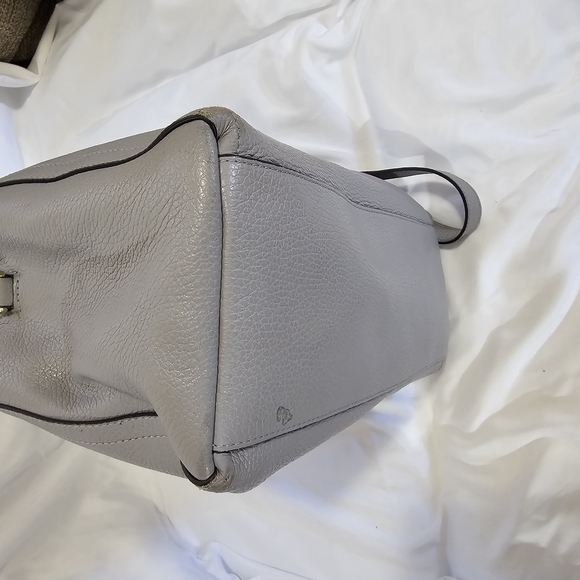 Furla Gray Leather Tote Bag - Picture 9 of 13
